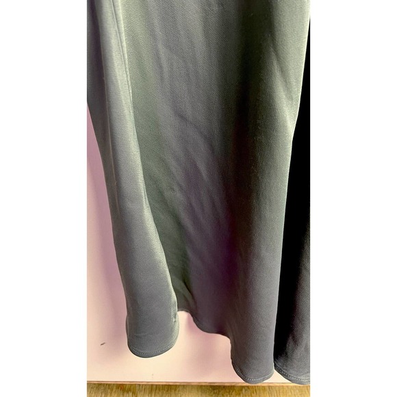 ANTHROPOLOGIE Women’s Madeline MIDI Dress Ruched Cap Sleeve Mock Neck Sz 14 - Picture 10 of 16